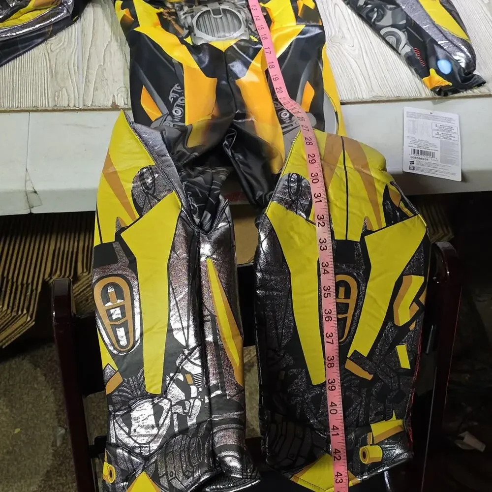 Disguise Bumblebee Superhero Costume Transformers Kids Size Small 4-5 NWT